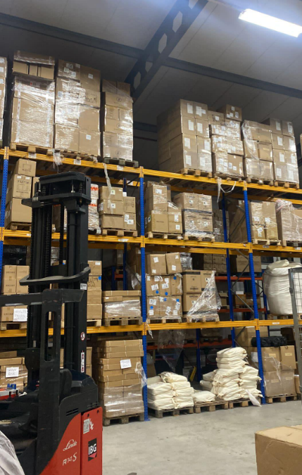 Magazijn van Verzendbazen
